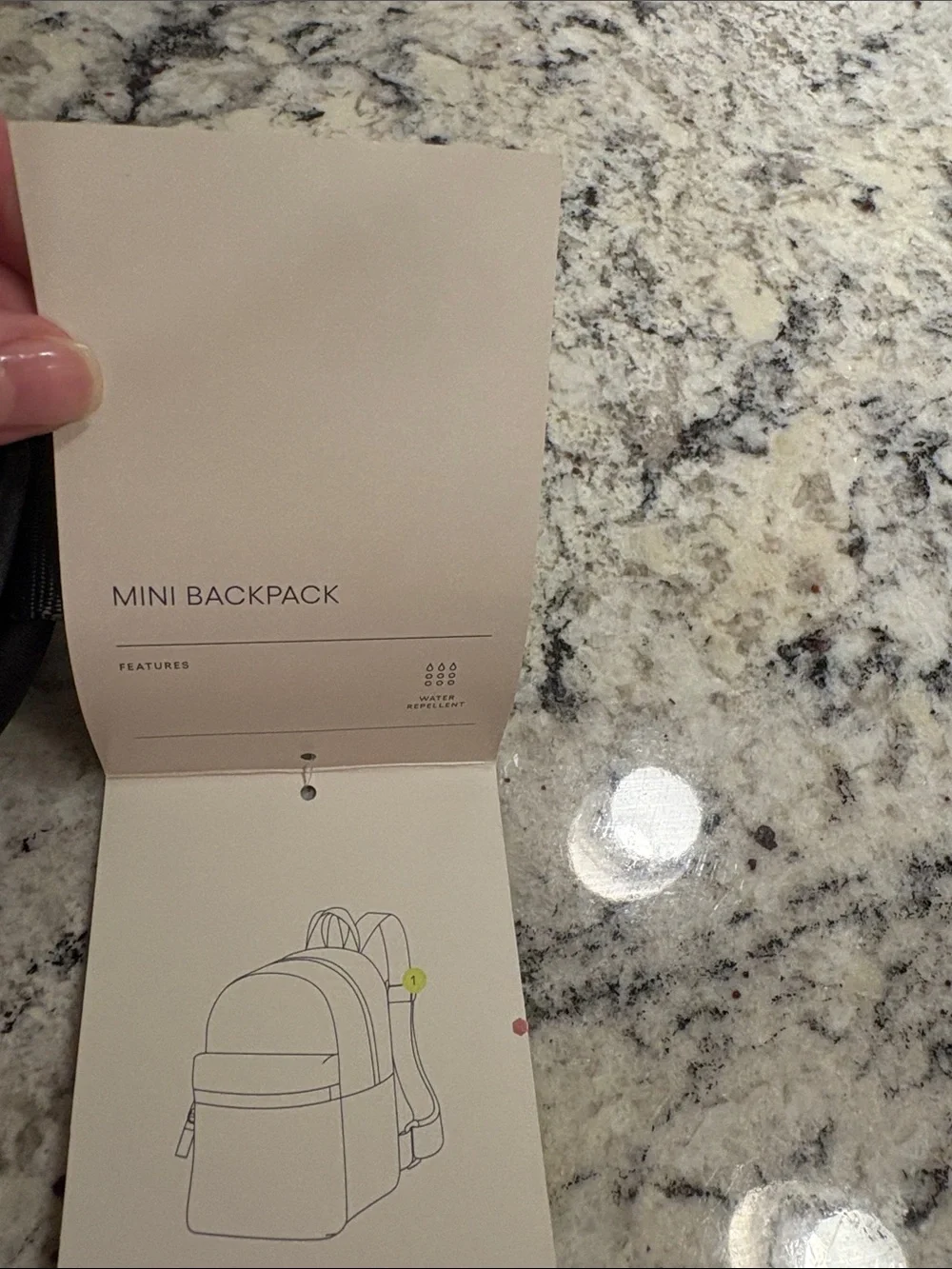 all in motion Black Mini Neoprene Backpack